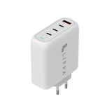 Lippa PD 100W Väggladdare GaN med 3 x USB-C & 1 x USB-A - Vit