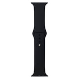 Apple Watch (42/44/SE/45/46/49mm) Lippa Silikon Rem - Svart