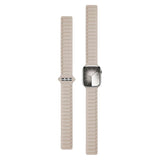 Lippa Apple Watch (38/40/SE/41/42mm) Magnetisk Läderrem - Beige