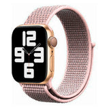 Apple Watch (38/40/SE/41/42mm) Lippa Nylonrem - Rose Gold