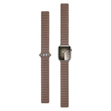 Apple Watch (38/40/SE/41/42mm) Magnetisk Lippa Finewoven-Rem - Brun