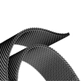 Lippa Apple Watch (38/40/SE/41/42mm) Magnetisk Rem i Rostfritt Stål - Svart