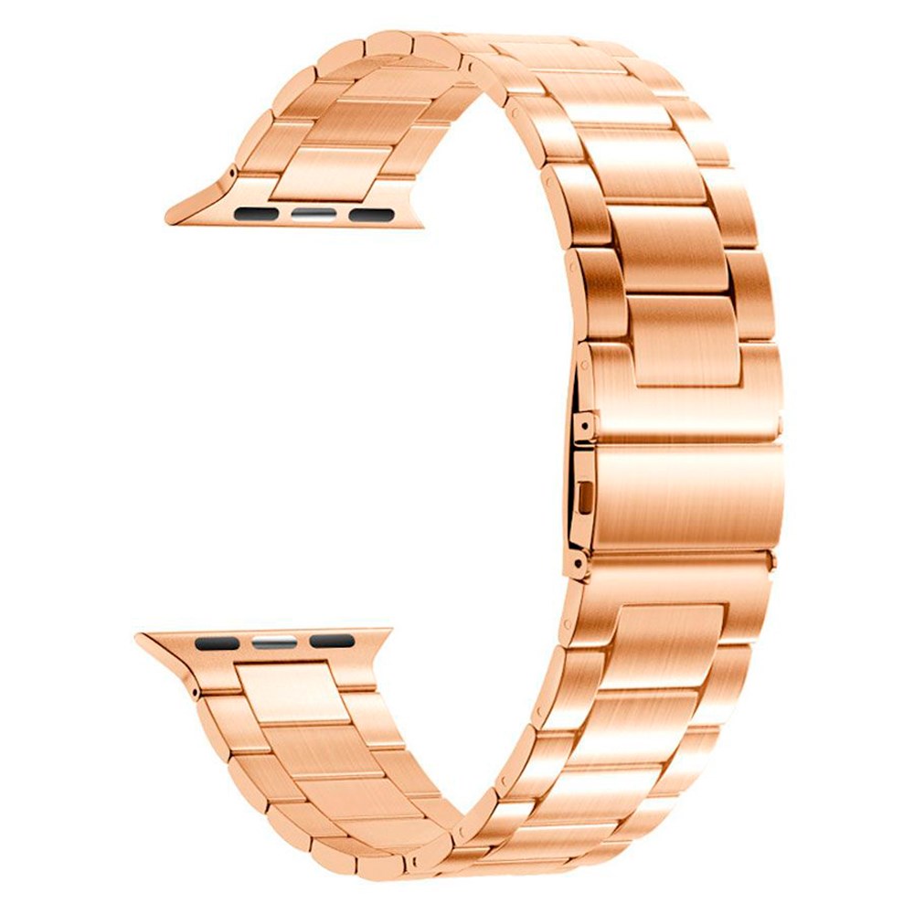 Lippa Apple Watch (42/44/SE/45/46/49mm) Armband i Rostfritt Stål - Rose Gold