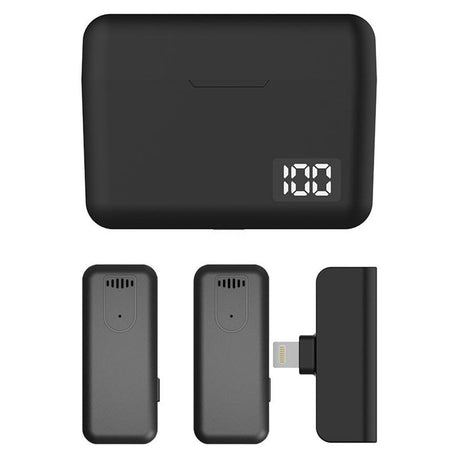 Lippa Trådlöst Mikrofonset med USB-C - 2 st. - Svart