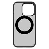 iPhone 15 Pro Lippa Hybrid Plast Skal med 360 Graders Roterande Kickstand - MagSafe Kompatibelt - Matt / Svart