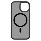 iPhone 15 Lippa Hybrid Plast Skal - MagSafe Kompatibelt - Matt / Svart