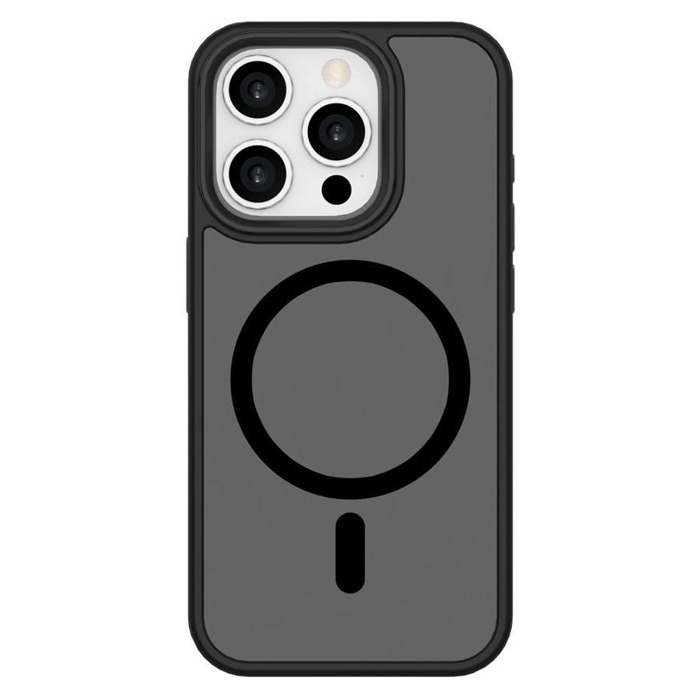 iPhone 15 Pro Lippa Hybrid Plast Skal - MagSafe Kompatibelt - Matt / Svart
