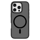 iPhone 16 Pro Lippa Hybrid Plast Skal - MagSafe Kompatibelt - Matt / Svart