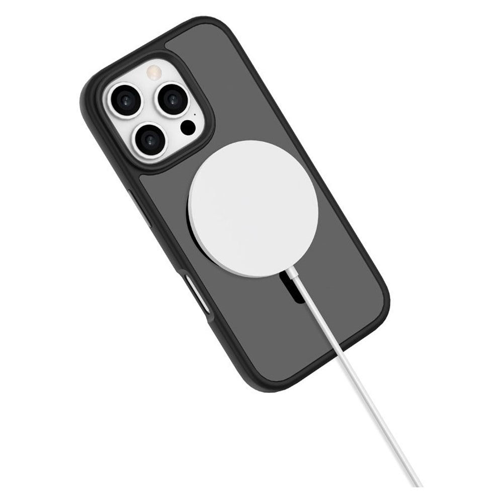 iPhone 16 Pro Lippa Hybrid Plast Skal - MagSafe Kompatibelt - Matt / Svart