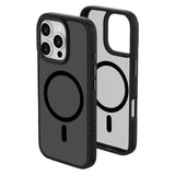 iPhone 16 Pro Lippa Hybrid Plast Skal - MagSafe Kompatibelt - Matt / Svart