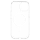 iPhone 15 Lippa Hybrid Plast Skal - MagSafe Kompatibelt - Genomskinlig / Vit