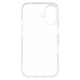 iPhone 16 Lippa Hybrid Plast Skal - MagSafe Kompatibelt - Genomskinlig / Vit