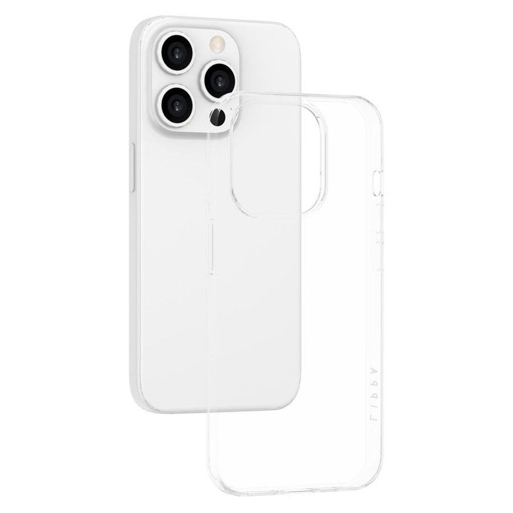 iPhone 15 Pro Lippa Slim Flexibelt Plast Skal - Genomskinlig