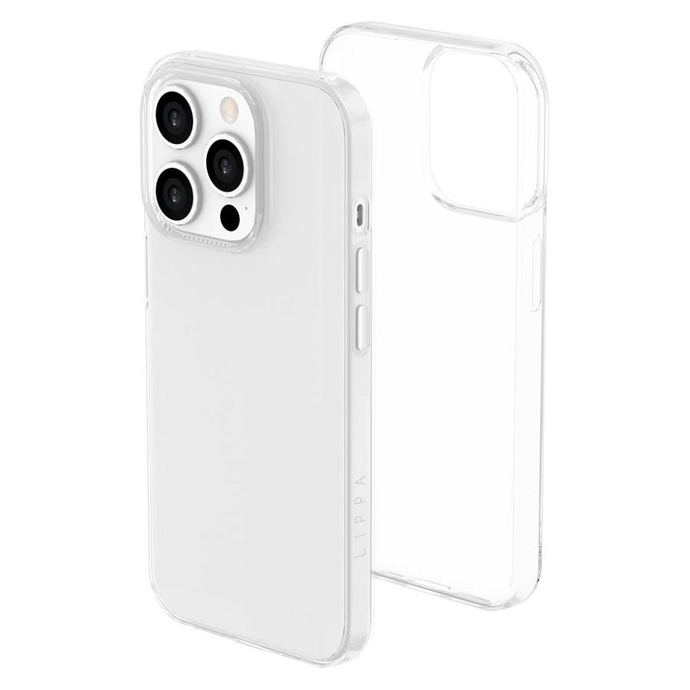iPhone 15 Pro Lippa Slim Flexibelt Plast Skal - Genomskinlig