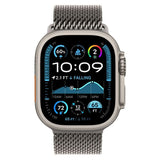 Apple Watch (42/44/SE/45/46/49mm) Lippa Titanrem med Lås - Silver