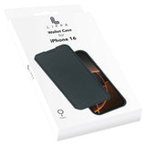 iPhone 16 Lippa 2-i-1 Wallet Fodral - Svart