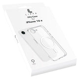 iPhone 17e / 16e Lippa Flexibelt Plast Skal - MagSafe Kompatibel - Genomskinlig