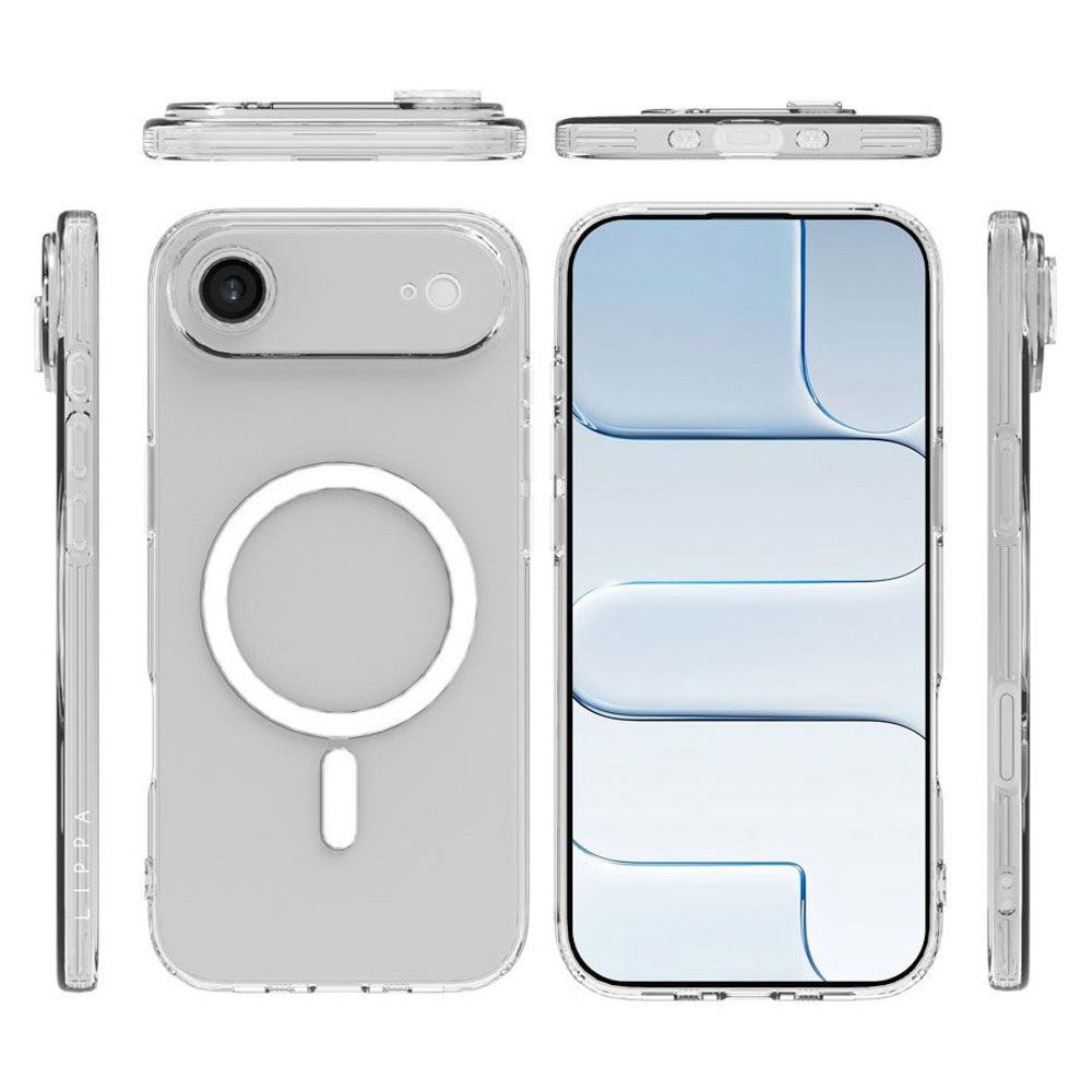 iPhone Air Lippa Flexibelt Plast Skal - MagSafe Kompatibel - Genomskinlig