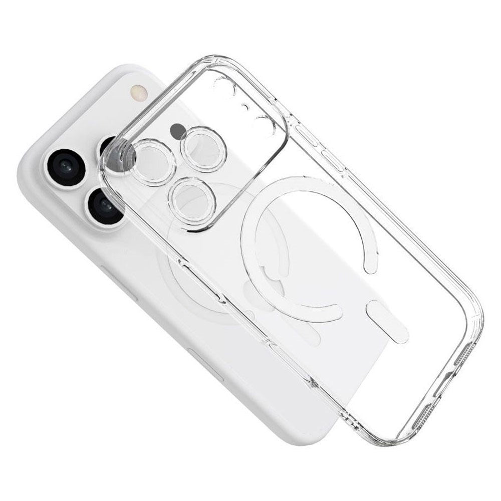 iPhone 17 Pro Max Lippa Flexibelt Plast Skal - MagSafe Kompatibel - Genomskinlig