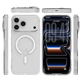 iPhone 17 Pro Max Lippa Flexibelt Plast Skal - MagSafe Kompatibel - Genomskinlig