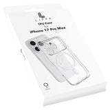 iPhone 17 Pro Max Lippa Flexibelt Plast Skal - MagSafe Kompatibel - Genomskinlig
