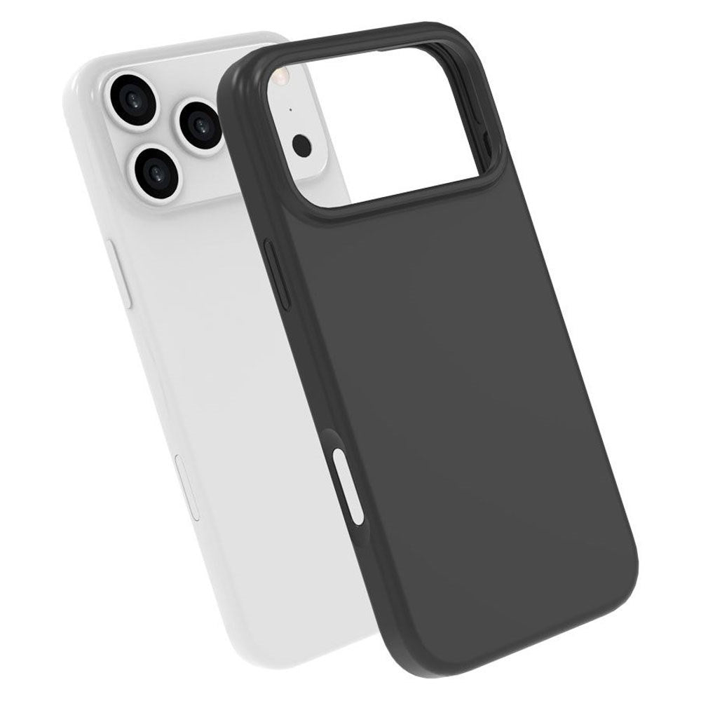 iPhone 17 Pro Max Lippa Silikon Skal - MagSafe Kompatibel - Svart