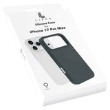 iPhone 17 Pro Max Lippa Silikon Skal - MagSafe Kompatibel - Svart