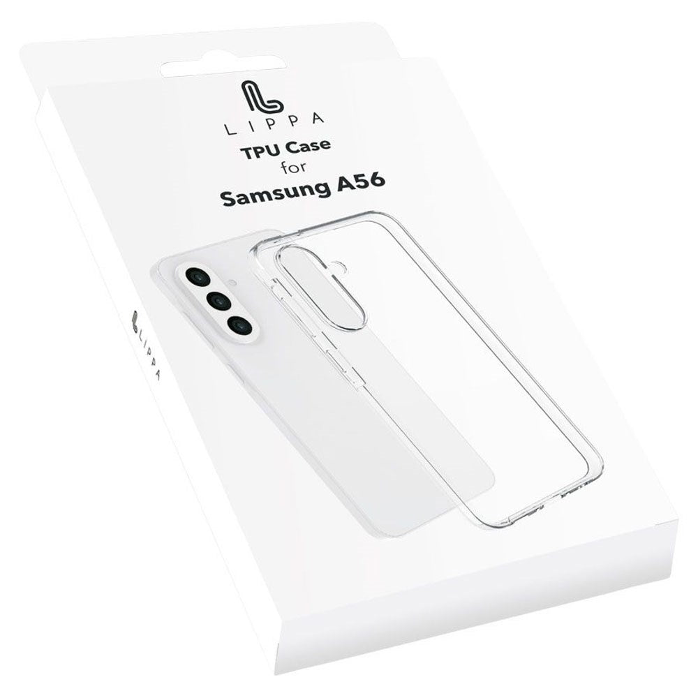 Samsung Galaxy A56 Lippa Flexibelt Plast Skal - Genomskinlig