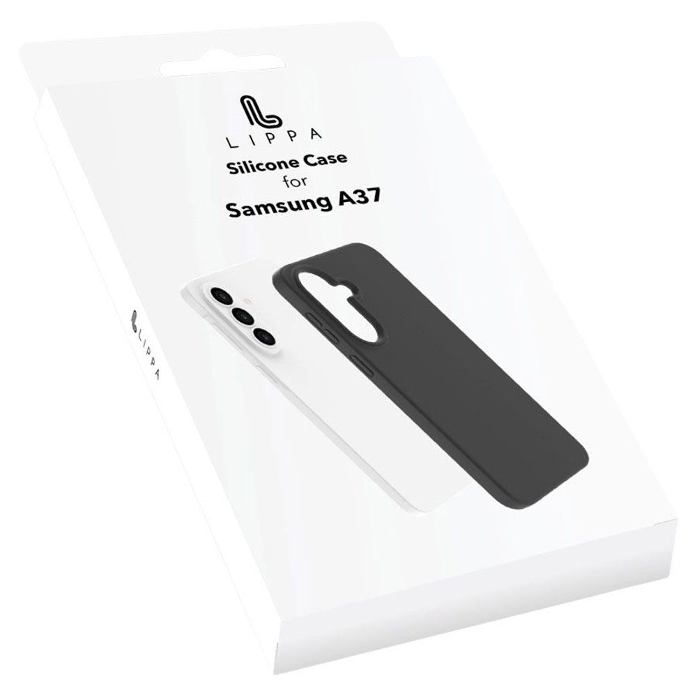 Samsung Galaxy A37 Lippa Silikon Skal - Svart