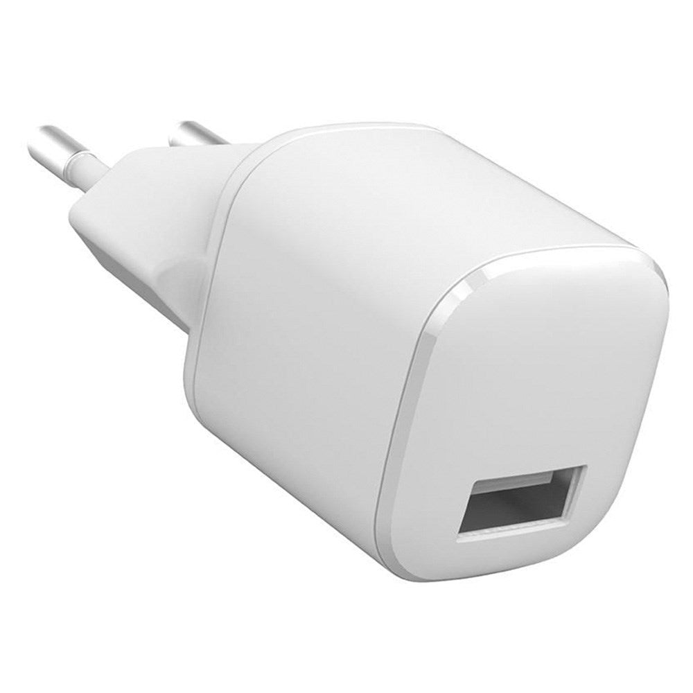 eSTUFF INFINITE 12W USB-A Väggladdare - 100 % Återvunnen Plast - Vit