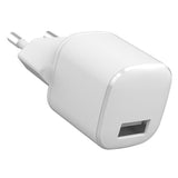 eSTUFF INFINITE 12W USB-A Väggladdare - 100 % Återvunnen Plast - Vit