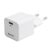 eSTUFF INFINITE 30W PD USB-C GaN Väggladdare - 100 % Återvunnen Plast - Vit