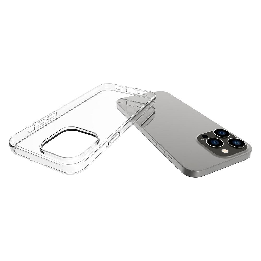 eSTUFF iPhone 14 Pro Max INFINITE VIENNA Flexibelt Plastskal - 100% Återvunnen Plast - Transparent