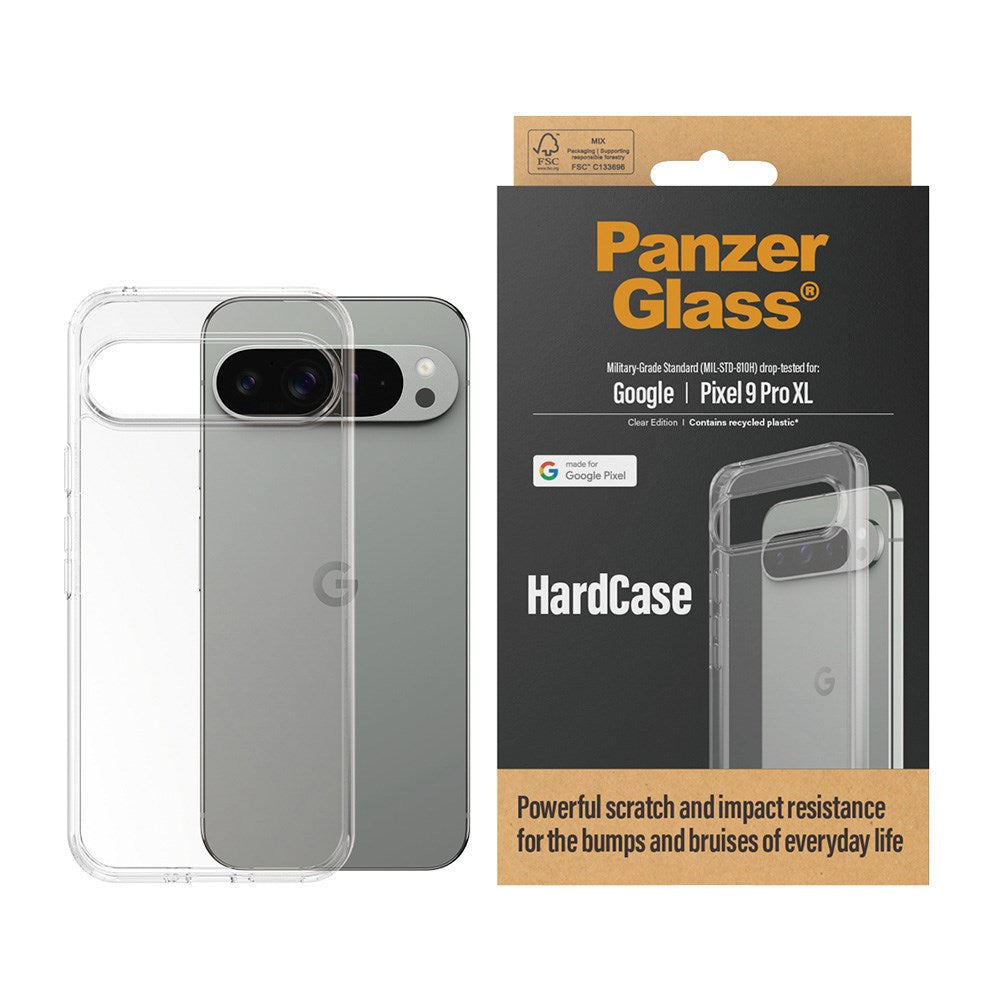 Google Pixel 9 Pro XL Skal PanzerGlass HardCase - Genomskinlig