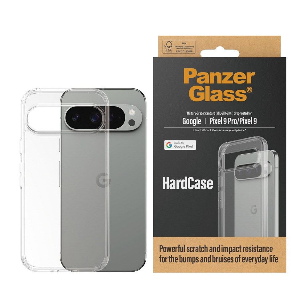 Google Pixel 9 / 9 Pro Skal PanzerGlass HardCase - Genomskinlig