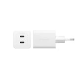 empower by PanzerGlass Turbo 45W Väggladdare m. 2x USB-C – Silver White