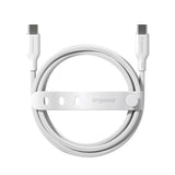 empower by PanzerGlass Racing 240W USB-C till USB-C Kabel – 1.2m – Silver White