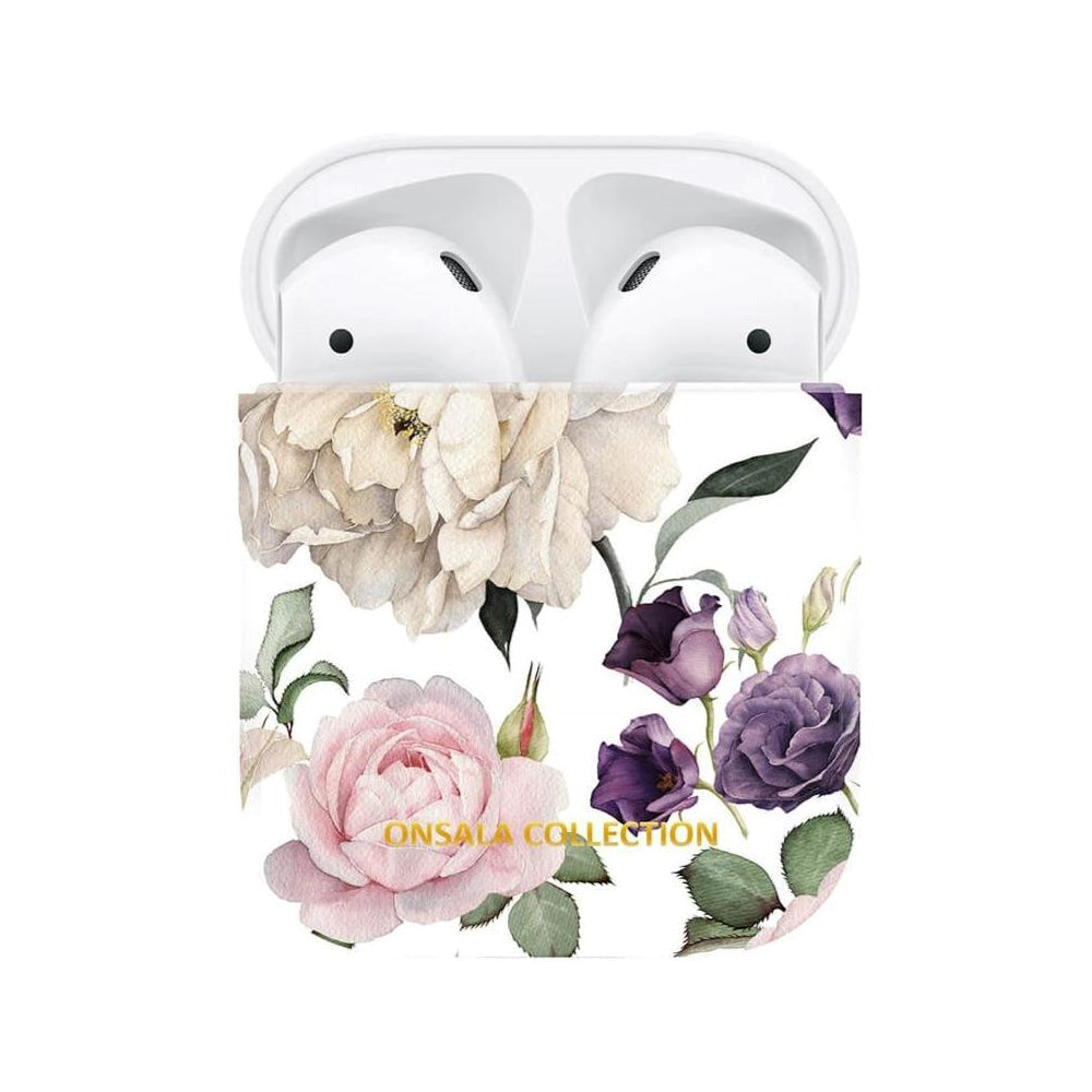 GEAR ONSALA Collection Protective Case för Apple AirPods (1 och 2 alldeles) - Rose Garden