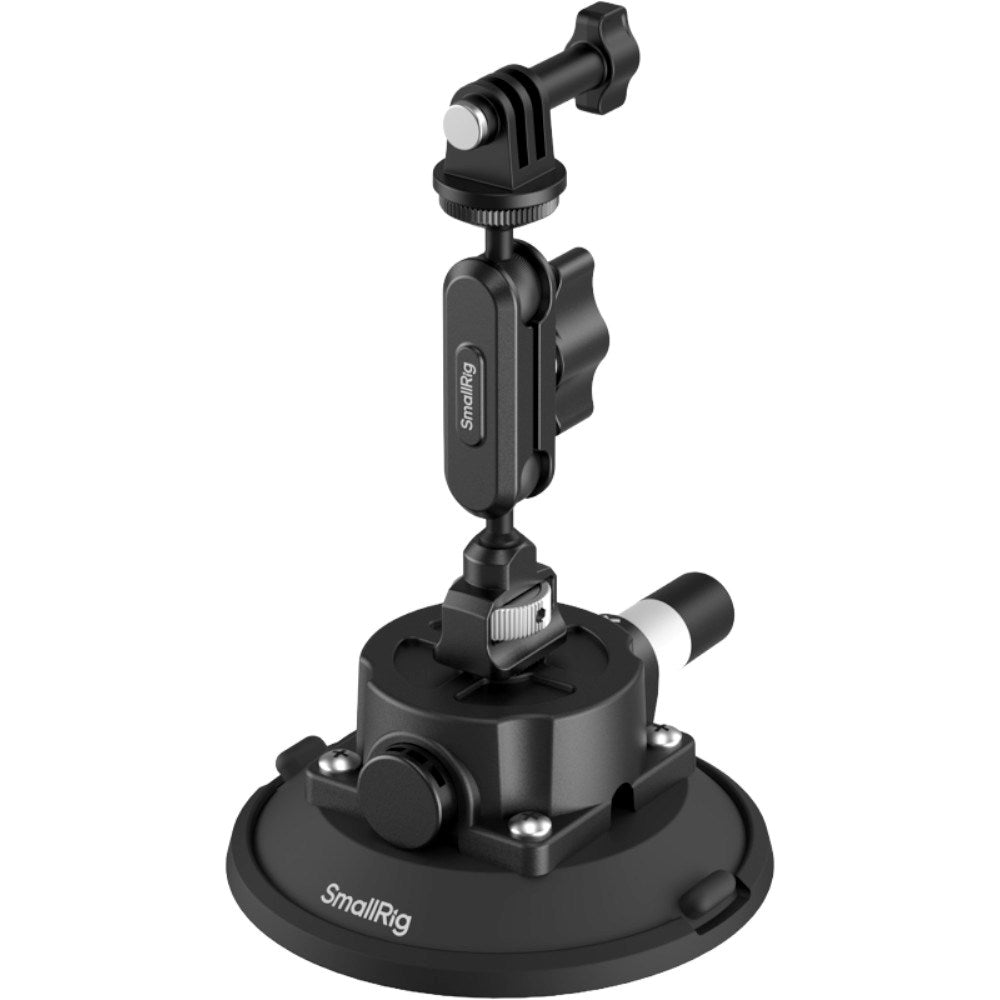 SmallRig 5855B 4.5" Sugkopp Fäste för Action Kamera - Svart