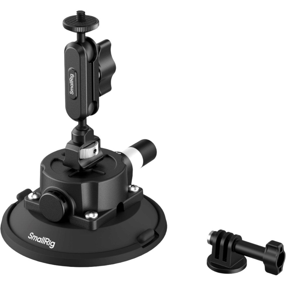 SmallRig 5855B 4.5" Sugkopp Fäste för Action Kamera - Svart