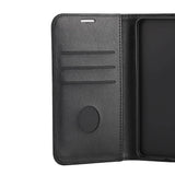 RadiCover Samsung Galaxy S25 Anti Strålning Konstläder Flip Cover med Plånbok - Svart