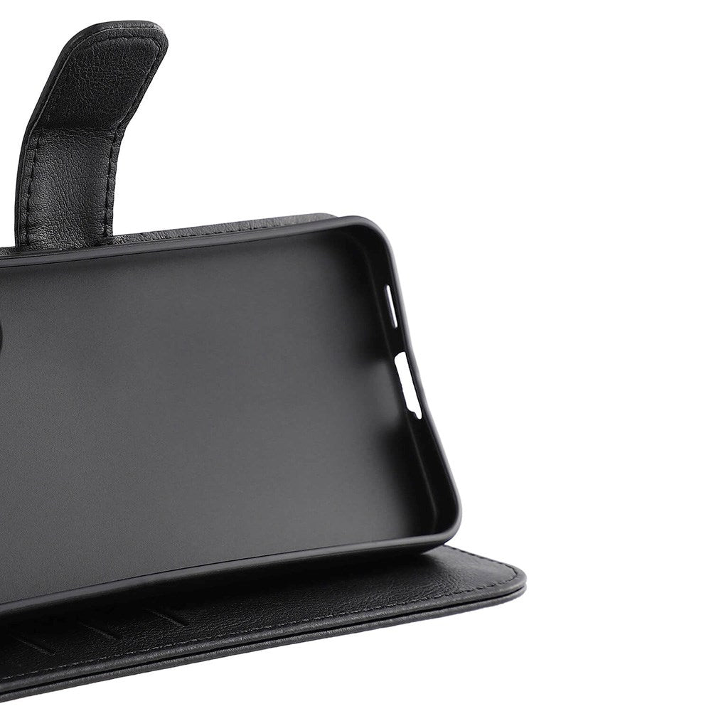 RadiCover Samsung Galaxy S25 Anti Strålning Konstläder Flip Cover med Plånbok - Svart