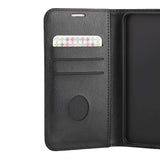 RadiCover Samsung Galaxy A36 (5G) Anti Strålning Konstläder Flip Cover med Plånbok - Svart