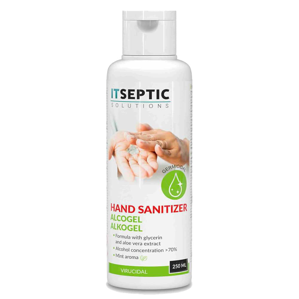 ITSEPTISK handdesinfektionsgel> 70% alkohol 250 ml *