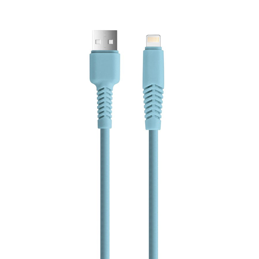 USB-A till Lightning-Kabel 10 W från Setty - 1,5 m. - Ljusblå