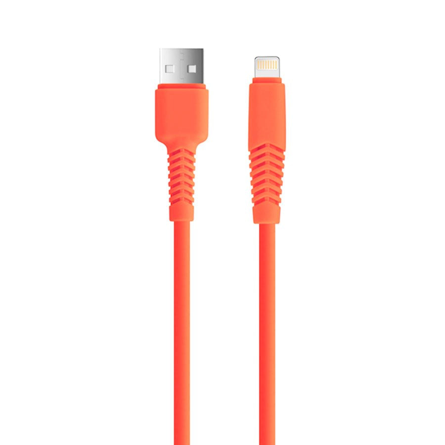 USB-A till Lightning-Kabel 10 W från Setty - 1,5 m. - Orange