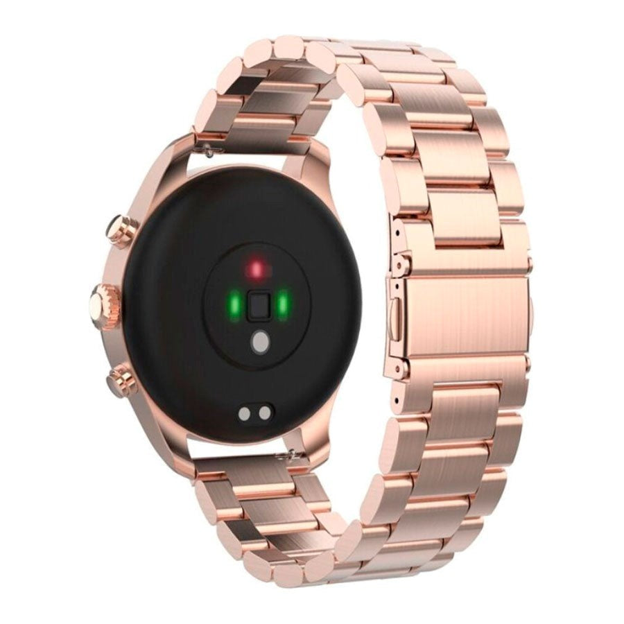 Forever Verfi SW-800 med Pulsmätare & Stegräknare - Fitness Smartwatch - Rose Gold