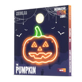 Neolia LED Neonskylt Halloween - Orange och Grönt Ljus med Pumpa