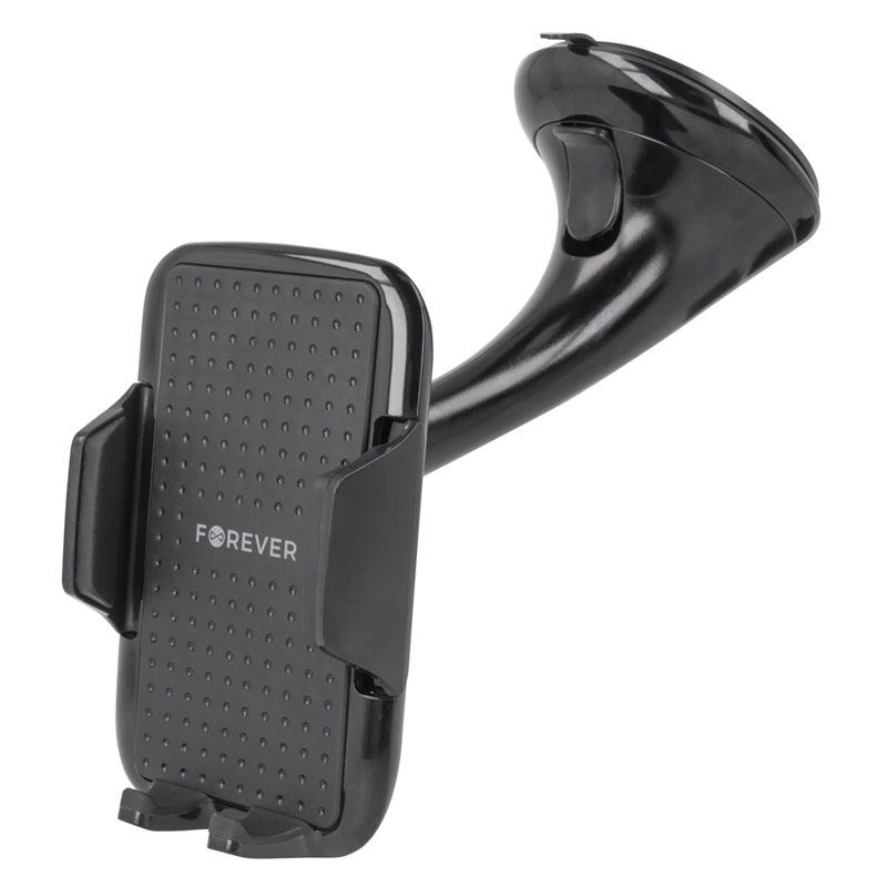 Forever Universal Phone Holder for Car - Max Mobil: 55 x 85mm - Svart