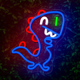 Forever Light Neonskylt LED Jurassic Edition - Flerfärgat Ljus med Baby Dino